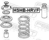 Febest HSHB-HRVF Front Shock Absorber Boot