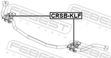 Febest CRSB-KLF Front Stabilizer Bar Bush D24