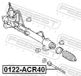 Febest 0122-ACR40 Steering Tie Rod