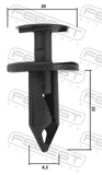Febest 88570-161 Retainer Clip