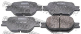 Febest 0101-CDE120F Pad Kit, Disc Brake, Front