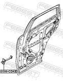 Febest 0599-CDKE Door Check