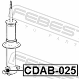 Febest CDAB-025 Front Shock Absorber Bushing