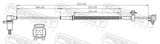 Febest 10606-005 ABS Sensor Rear