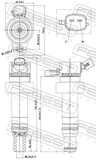 Febest 12640-009 Ignition Coil