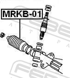 Febest MRKB-01 Steering Gear Boot