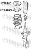 Febest HYB-SONF Front Shock Absorber Bearing