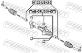 Febest 0122-USK65 Steering Tie Rod