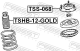 Febest TSS-068 Front Shock Absorber Mounting
