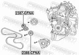 Febest 2388-CFNA Pulley Idler Kit