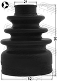 Febest 0515-M2T Boot Inner CV Joint Kit 62X96X21
