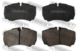 Febest 2101-TT9RWDR Pad Kit, Disc Brake, Rear