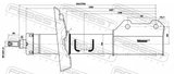 Febest 10660617FL Shock Absorber Front Left
