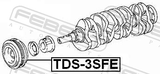 Febest TDS-3SFE Crankshaft Pulley 3SFE