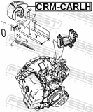 Febest CRM-CARLH Left Engine Mount