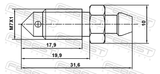 Febest 8870-002 Bleeder Screw