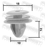 Febest 88570-197 Retainer Clip