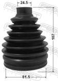 Febest 0217P-B30 Boot Outer CV Joint Kit Pvc 81.5X107X24.5
