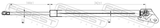 Febest 01117-010LH Tailgate Gas Strut Left