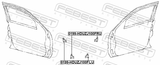 Febest 0199-HDUZJ100FLU Front Left Door Upper Hinge