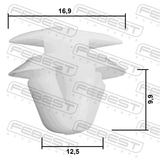 Febest 88570-144 Retainer Clip