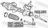 Febest 1821-ASKRH Steering Tie Rod End Right