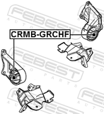Febest CRMB-GRCHF Front Engine Mount Bushing