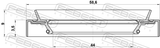 Febest NOS-P11 Steering Knuckle Seal 46X58.5X3.5X9