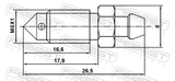 Febest 8870-008 Bleeder Screw