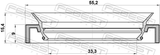 Febest 95HAY-35550915C Drive Shaft Oil Seal 33.3X55.2X9X15
