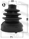 Febest 0215-F15T Boot Inner CV Joint Kit 71X96X22
