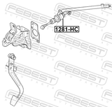 Febest 1281-HC Clutch Master Cylinder