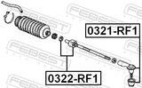 Febest 0322-RF1 Steering Tie Rod