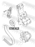 Febest 1788-ALZ Pulley Idler Kit