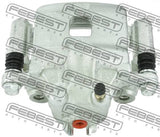 Febest 0277-Y61RL Rear Left Brake Caliper Assembly (With Bracket)