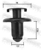 Febest 88570-201 Retainer Clip