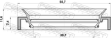 Febest 95HAY-41550712X Half Shaft Oil Seal 39.7X55.7X7.4X11.6