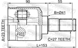 Febest 1211-TUC20AT Inner CV Joint Left 23X41X27