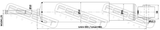 Febest 14110-009R Rear Shock Absorber Gas.Twin Tube