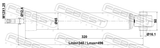 Febest 01110-002R Rear Shock Absorber Gas.Twin Tube