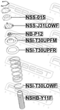 Febest NSI-T30LOWF Front Spring Lower Seat