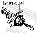 Febest 2181-CB4 Clutch Master Cylinder