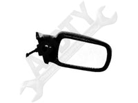 APDTY 066248 Side View Mirror - Right , Black/ Metal