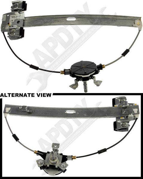 APDTY 851187 Manual Window Regulator (Non-Powered)