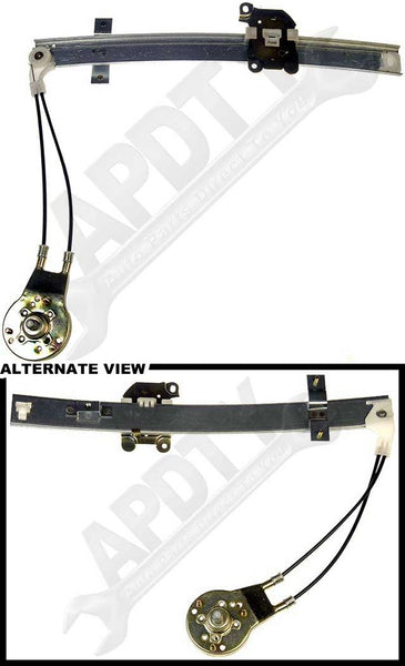 APDTY 851445 Manual Window Regulator (Non-Powered)