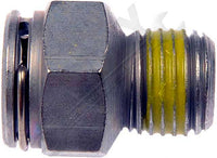APDTY 911715 Transmission Line Connector With 3/8 TUBE X 1/4-18IN. Thread