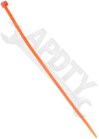 APDTY 94011 8 In. Red Wire Tie