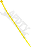 APDTY 94013 8 In. Yellow Wire Tie 20 Pack