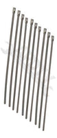 APDTY 94027 11 In. Stainless Steel Wire Tie 10 Pack