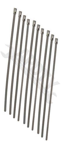 APDTY 94027 11 In. Stainless Steel Wire Tie 10 Pack